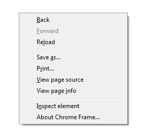 Right Click Menu