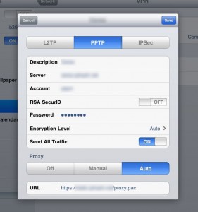 Client VPN and Proxy Setting